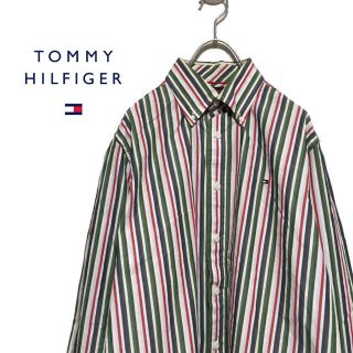 トミーヒルフィガー(TOMMY HILFIGER)のTOMMY HILFIGER トミーヒルフィガー ストライプシャツ(シャツ)