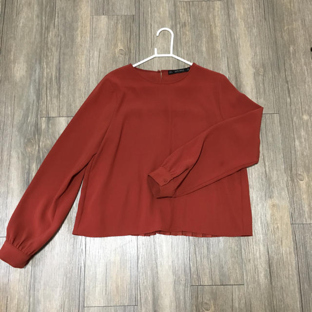 ZARA(ザラ)の秋物 シフォン ブラウス レディースのトップス(シャツ/ブラウス(長袖/七分))の商品写真