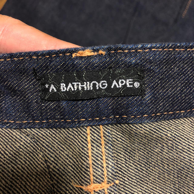 A BATHING APE(アベイシングエイプ)のア ベイシング エイプ チャンピオンデニム メンズのパンツ(デニム/ジーンズ)の商品写真