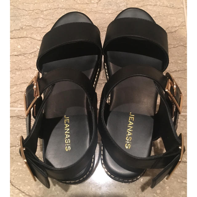 JEANASIS(ジーナシス)のJEANASIS バックメタル サンダル レディースの靴/シューズ(サンダル)の商品写真