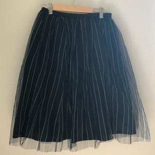 ダブルクローゼット(w closet)のチュールスカート(ひざ丈スカート)