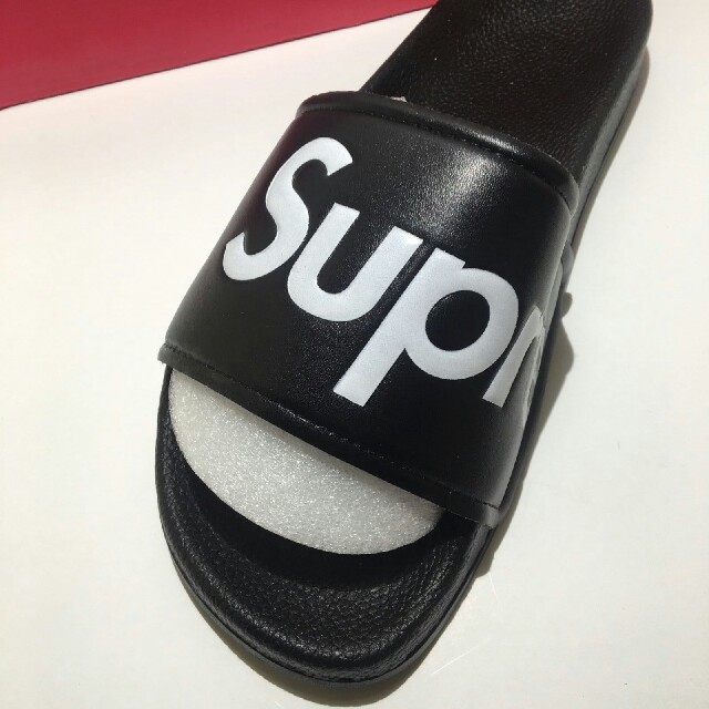 希少 14ss Supreme Slide Sandals 黒 27 サンダル