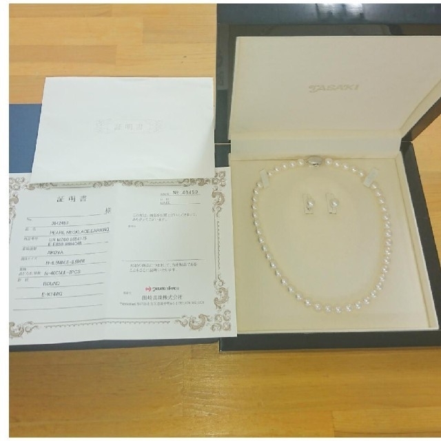 TASAKI - ノセラットグルサタル K18WG アコヤ 8.5mm 真珠ネックレス