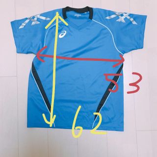 アシックス(asics)のスポーツシャツ (Tシャツ/カットソー(半袖/袖なし))