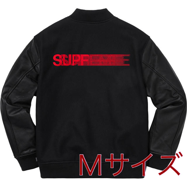 2021最新のスタイル Supreme -  supreme motion logo varsity jacket  Ｍ スタジャン