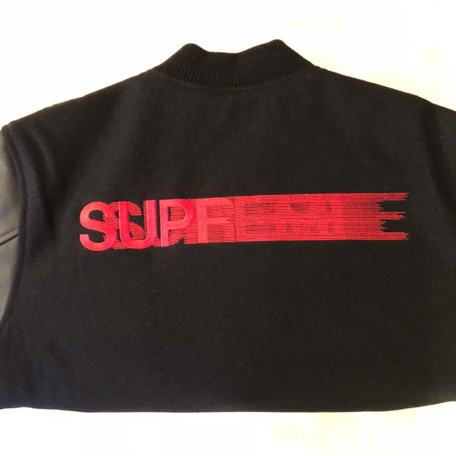Supreme(シュプリーム)の supreme motion logo varsity jacket  Ｍ メンズのジャケット/アウター(スタジャン)の商品写真
