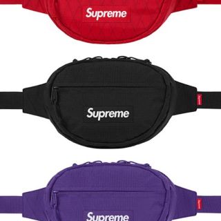 シュプリーム(Supreme)のSupreme Waist Bag ウエストバッグ 黒(ウエストポーチ)