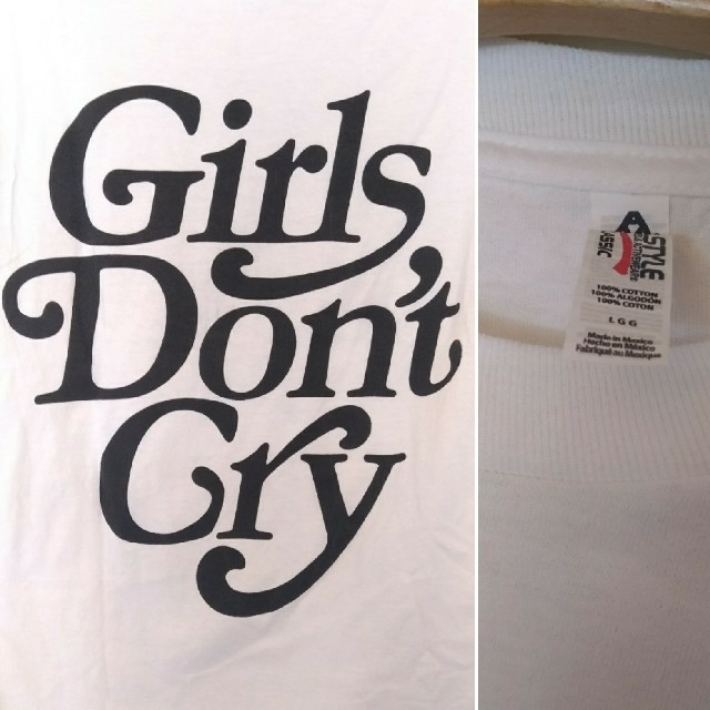 超初期 レア Girls Don't Cry ロンT ロングスリーブ L メンズのトップス(Tシャツ/カットソー(七分/長袖))の商品写真