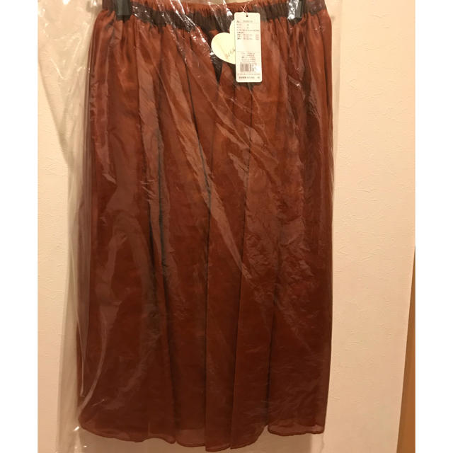31 Sons de mode(トランテアンソンドゥモード)のトランテアン 秋色♩ブラウン フレアスカート   38M ウエストゴム レディースのスカート(ひざ丈スカート)の商品写真