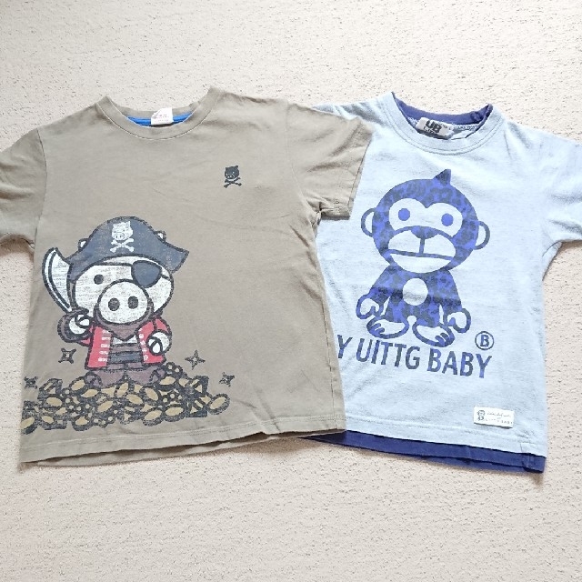 drug store's(ドラッグストアーズ)のTシャツ 2枚セット★ キッズ/ベビー/マタニティのキッズ服男の子用(90cm~)(Tシャツ/カットソー)の商品写真