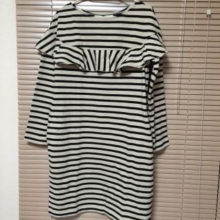 ドットアンドストライプスチャイルドウーマン(Dot&Stripes CHILDWOMAN)のdot&strips ボーダーワンピース(ひざ丈ワンピース)