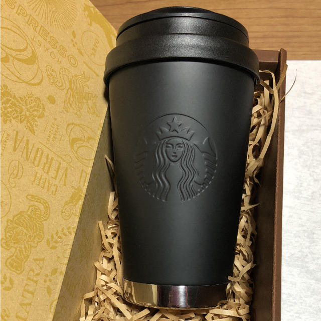 Starbucks Coffee - ☆新品未使用☆スターバックス ステンレスTOGOタンブラー マットブラック★箱付の通販 by キッター