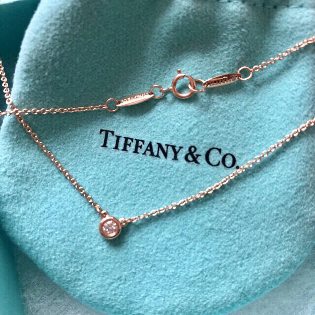 ファッションなデザイン Co. & Tiffany - ネックレス ローズゴールド 