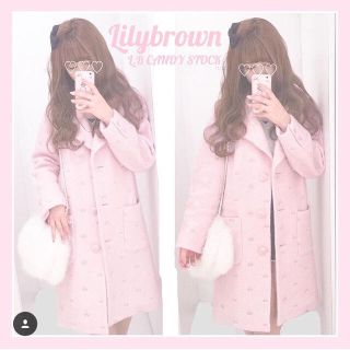 リリーブラウン(Lily Brown)のリリーブラウン ビジューコート 💗最終値下げ(チェスターコート)