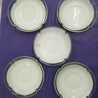 昭和レトロ　江戸ガラス　皿(食器)