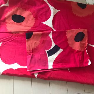 マリメッコ(marimekko)のマリメッコ ウニッコ ベッドシーツ(シーツ/カバー)