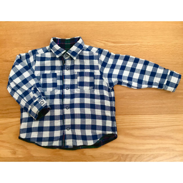 mikihouse(ミキハウス)のミキハウス★リバーシブルシャツ キッズ/ベビー/マタニティのキッズ服男の子用(90cm~)(ブラウス)の商品写真