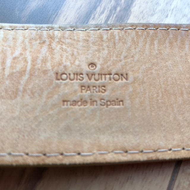 LOUIS VUITTON(ルイヴィトン)の最終値下げ。ルイヴィトン サンチュールジーンズベルト  茶 メンズのファッション小物(ベルト)の商品写真