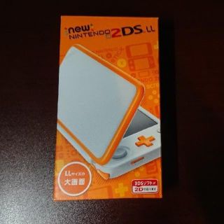 ニンテンドー3DS(ニンテンドー3DS)の新品/未開封 New2DS LL ホワイトxオレンジ(携帯用ゲーム機本体)