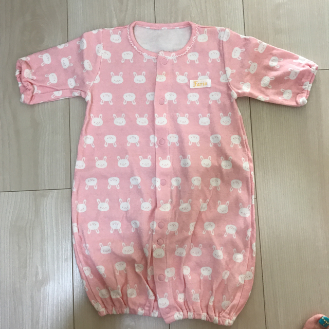 Nishiki Baby(ニシキベビー)のチャックルベビー♡新生児ツーウェイオール キッズ/ベビー/マタニティのベビー服(~85cm)(カバーオール)の商品写真