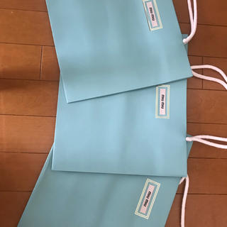 ミュウミュウ(miumiu)のMiumiu ショッピング袋x3(ショップ袋)