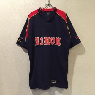 ミズノ(MIZUNO)の日大 野球 練習着 XL ユニフォーム ベースボールTシャツ ミズノプロ(ウェア)