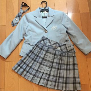 ポンポネット(pom ponette)のpomponette 水色 スーツ ブレザー 女の子 制服 120 フォーマル(ドレス/フォーマル)