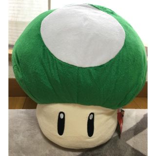 タイトー(TAITO)のマリオ 1upキノコ 特大サイズ ぬいぐるみ(ぬいぐるみ)