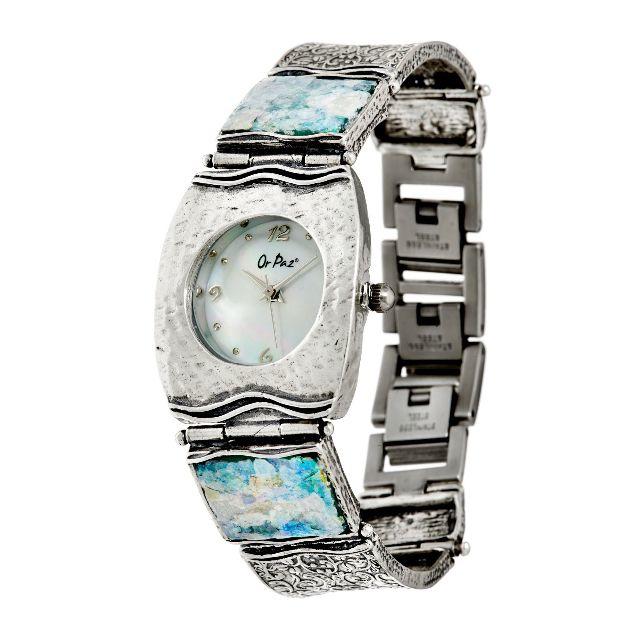 新品●Or　Paz　スターリングシルバー925ローマングラス腕時計イスラエル発のサムネイル