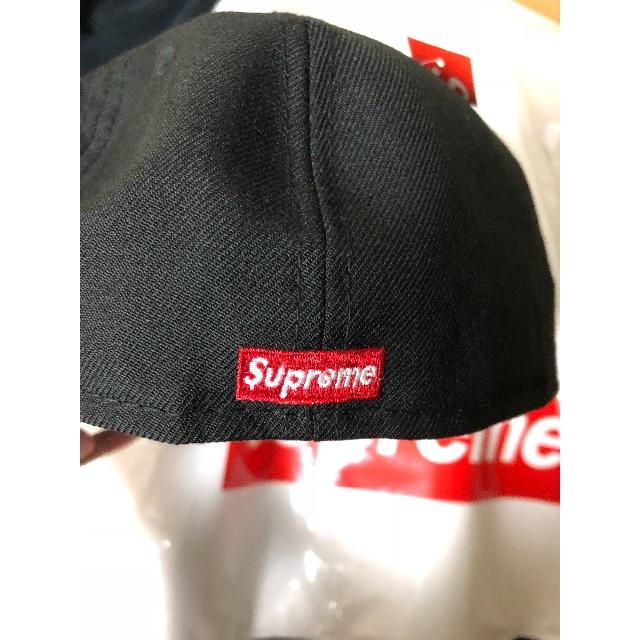 Supreme Classic Script New Era 黒7 1/4