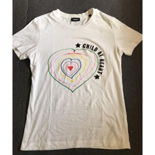 ディーゼル(DIESEL)のDIESEL ホワイトプリントTシャツ☆ used(Tシャツ(半袖/袖なし))