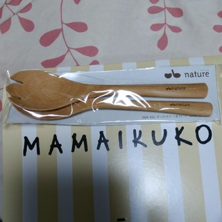 ママイクコ(MAMAIKUKO)のmamaikukoの木製 スプーン フォーク(食器)