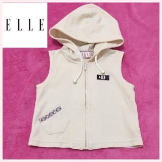 エル(ELLE)の美品 エル ELLE ベスト パーカー(その他)