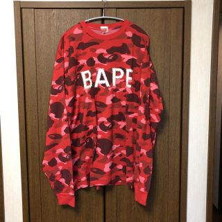 アベイシングエイプ(A BATHING APE)のア ベイシング エイプ カラーカモ ラインストーンロンT(Tシャツ/カットソー(七分/長袖))