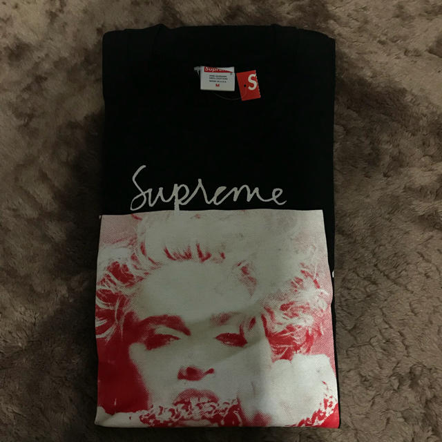 Madonna tee supreme 黒 black M