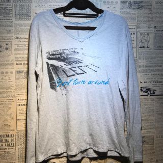 シップス(SHIPS)のSHIPS シップス 長袖VネックTシャツ サイズS(Tシャツ/カットソー(七分/長袖))