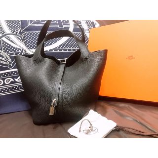 エルメス(Hermes)の※9/1までご専用中 エルメス 未使用 ピコタン ロック 22 MM 黒(トートバッグ)