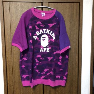 アベイシングエイプ(A BATHING APE)のア ベイシング エイプ カラーカモ半袖スウェット(Tシャツ/カットソー(半袖/袖なし))