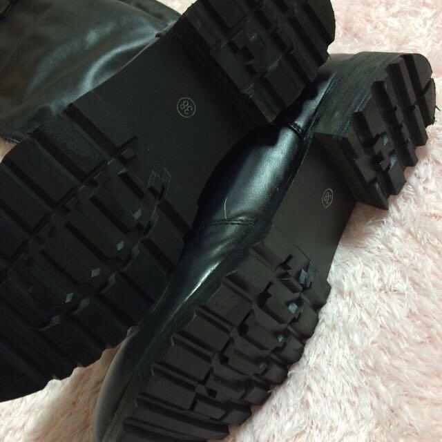 ♡ブラックエンジニアブーツ♡ レディースの靴/シューズ(ブーツ)の商品写真