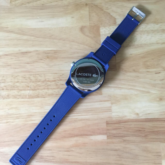 LACOSTE(ラコステ)の未使用品 ラコステ 腕時計 ブルー 箱無し メンズの時計(腕時計(アナログ))の商品写真