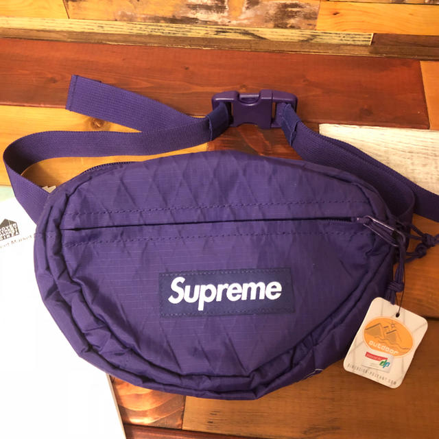 Supreme Waist Bag Purple ウエストバッグ 紫 年末のプロモーション