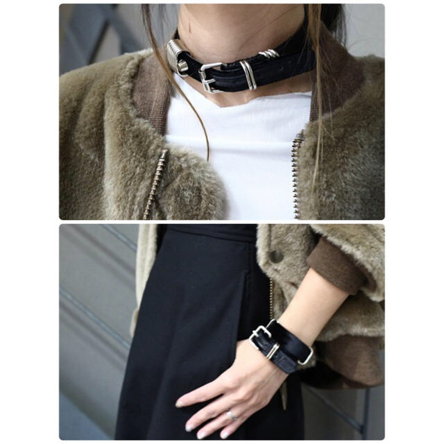 Bijou R.I Velvet Choker ブラック チョーカー