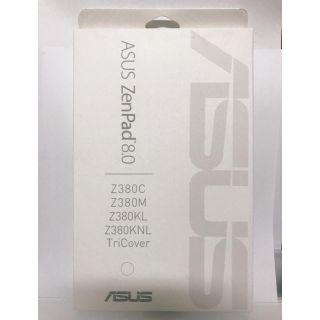 エイスース(ASUS)のASUS ZenPad (Z380) 専用 Tri Cover ホワイト(Androidケース)