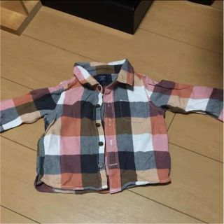 ベビーギャップ(babyGAP)のベビーギャップ チェックシャツ(シャツ/カットソー)