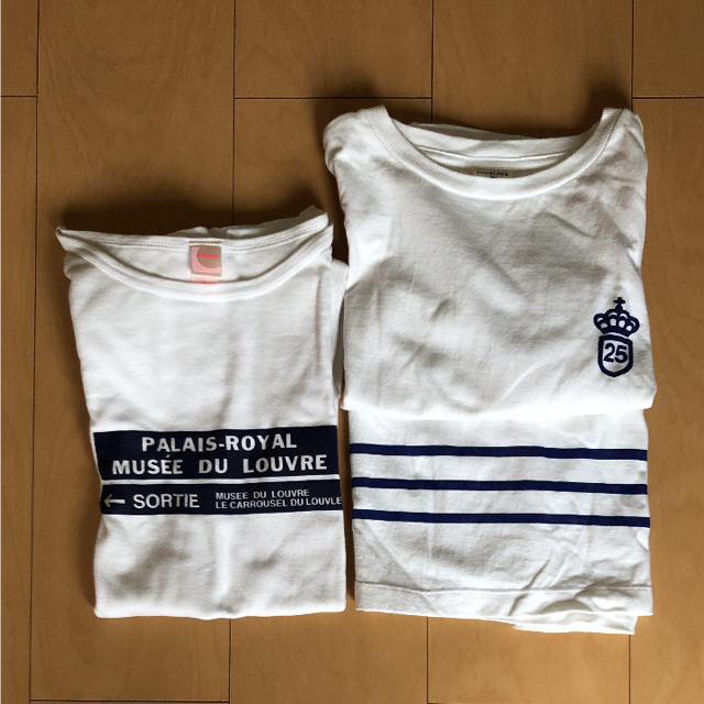 ALL ORDINARIES(オールオーディナリーズ)のTシャツ ２枚セット  ALL ORDINARIES  オールオーディナリーズ レディースのトップス(Tシャツ(半袖/袖なし))の商品写真