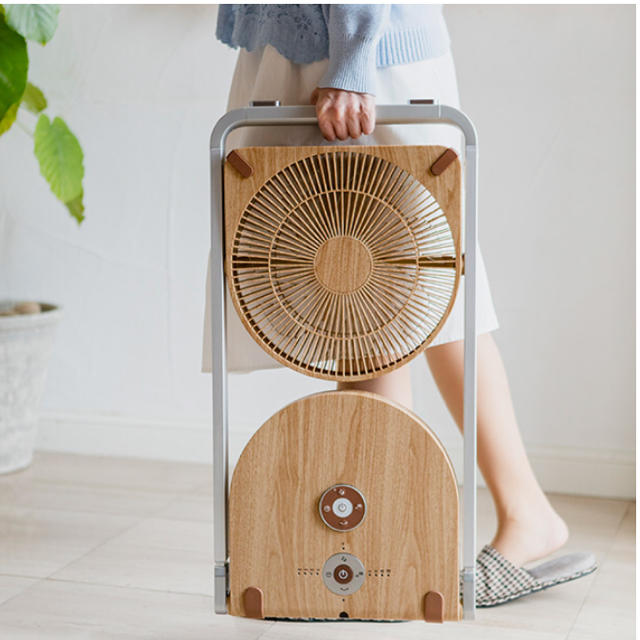 ドウシシャ - 新品☆ドウシシャ ピエリア 扇風機 ナチュラルウッドの
