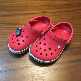 クロックス(crocs)のてるてる坊主さま専用☆クロックス 14〜15㎝(サンダル)