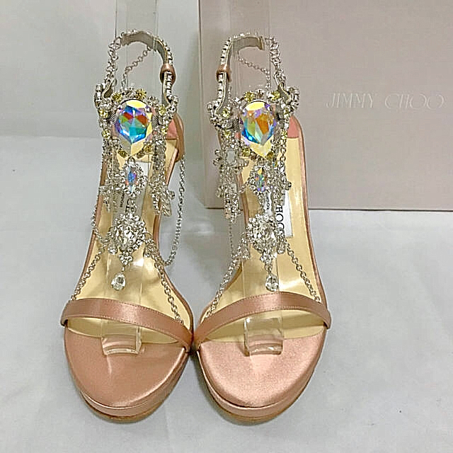 ちゃんみ〜さま専用☆Jimmy Choo ジミーチュウ ビジューサンダル