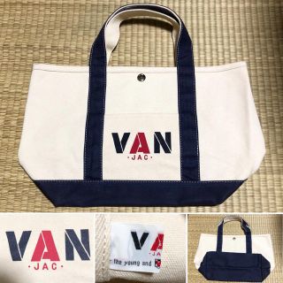 VAN Jacket - 販売終了❗️VAN JAC 帆布 ミニ トートバッグ アイビー