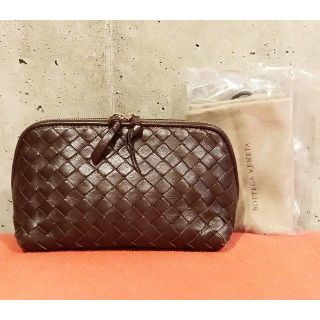 ボッテガヴェネタ(Bottega Veneta)の【美品】Bottega Veneta（ボッテガ・ヴェネタ）ポーチ　男女兼用(ポーチ)